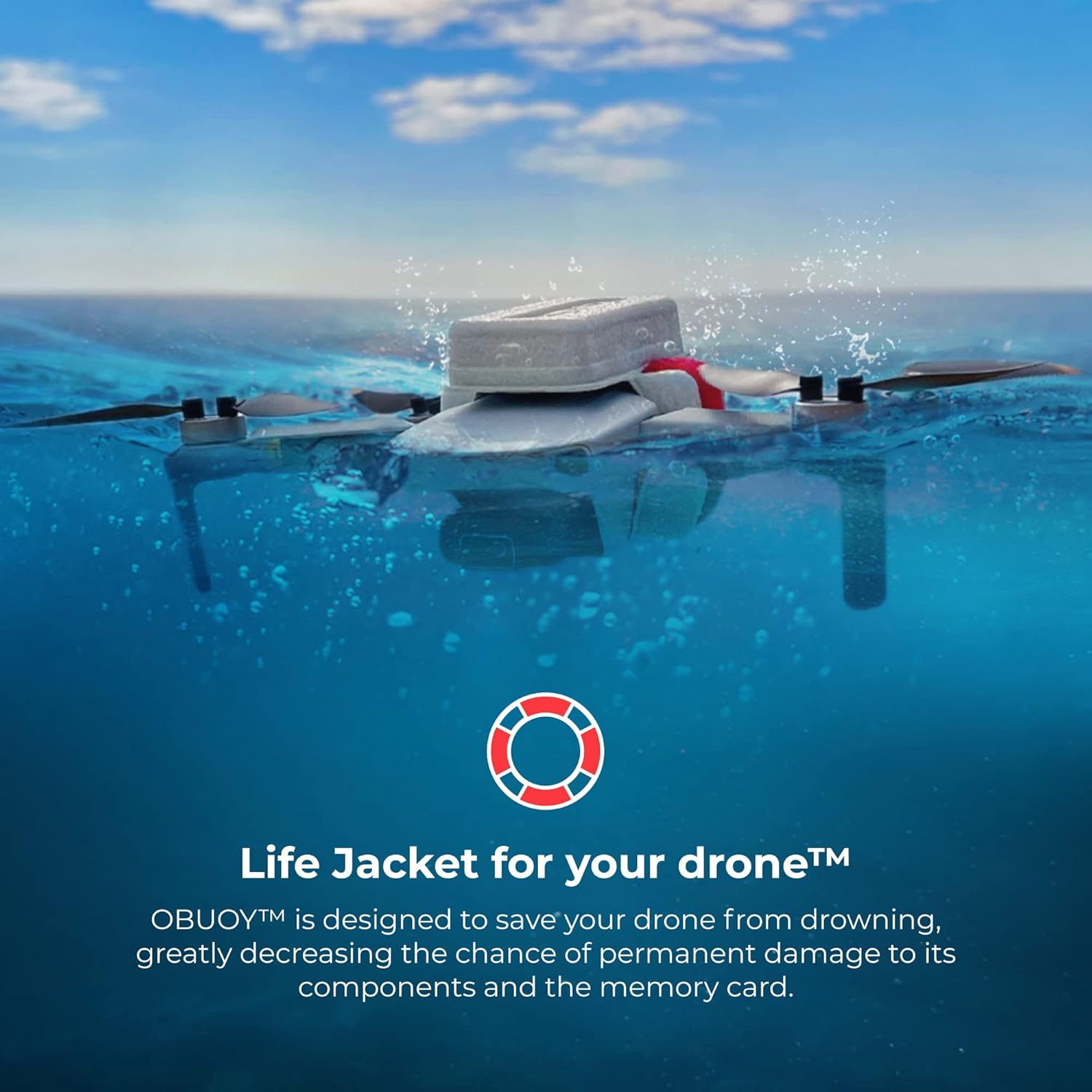 obuoy life jacket for drones